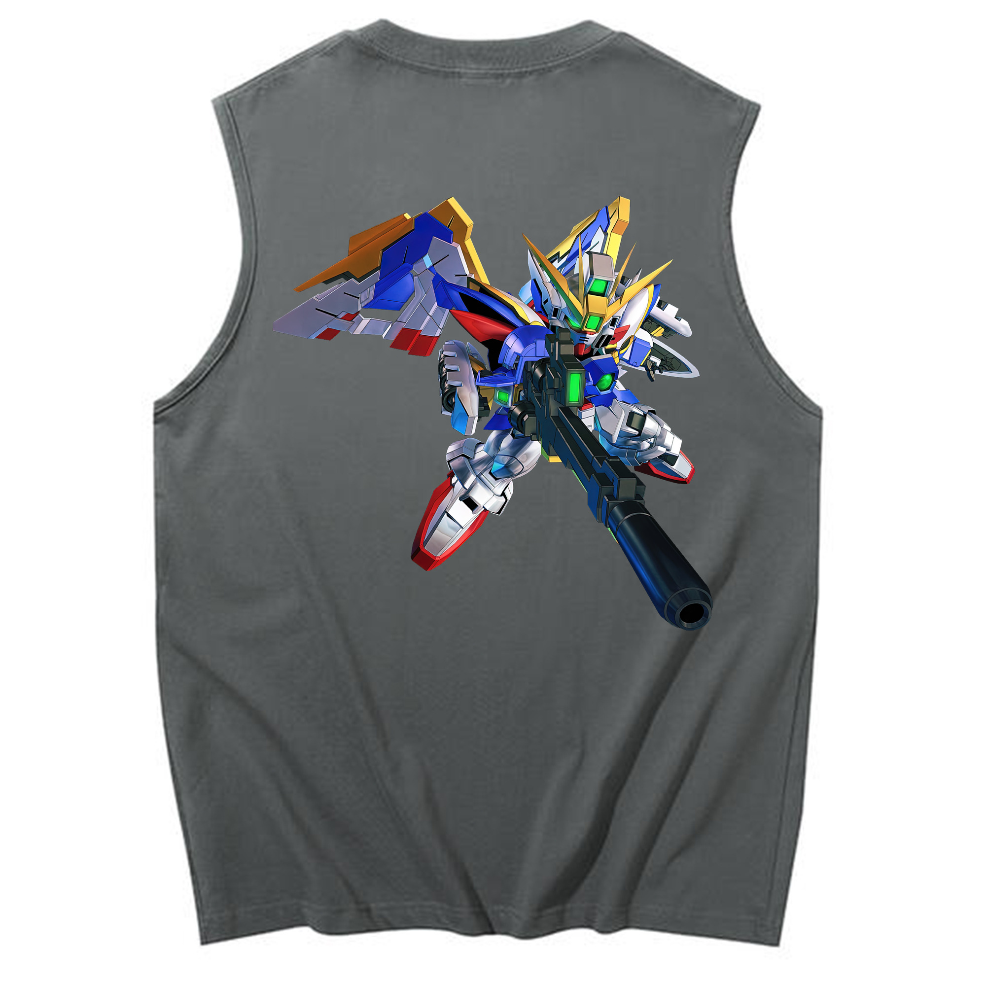 （画像用） 機動戦士ガンダム Mobile Suit Gundam コットン100％タンクトップ（背面プリント）